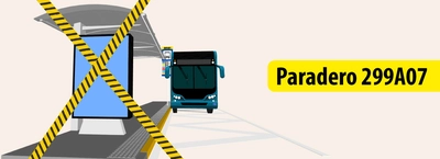 Paradero de la calle 6A se suspende