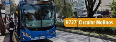 Servicio H727 Circular Molinos suspende su operaci&oacute;n