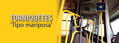 Recomendaciones para el uso de torniquetes ‘tipo mariposa’ en buses zonales