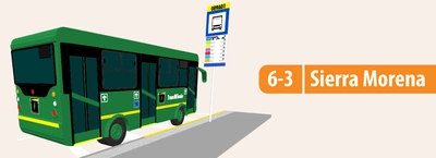 Servicio 6-3 Sierra Morena cambia su punto de parada en el Portal Tunal