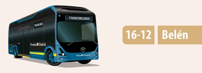 Servicio 16-12 Bel&eacute;n Modifica su recorrido temporalmente