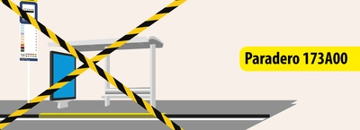 Conoce el paradero de la carrera 22 que se suspendi&oacute;