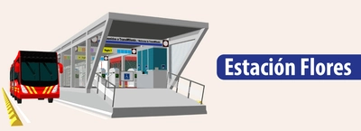 Apertura acceso sur de estaci&oacute;n Flores