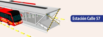 Estaci&oacute;n Calle 57 cerr&oacute; uno de sus accesos temporalmente