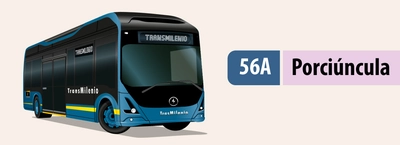 Ruta zonal 56A Porci&uacute;ncula - 56A Isla del Sol modifica su operaci&oacute;n