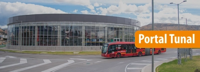 Cierre de acceso peatonal en el Portal Tunal