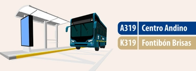 Servicio A319 Centro Andino - K319 Fontib&oacute;n Brisas modifica su operaci&oacute;n