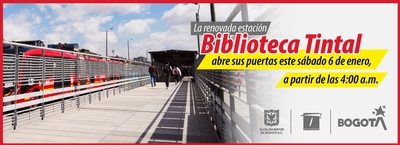 Estaci&oacute;n Biblioteca el Tintal abre sus puertas