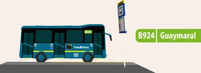 Servicio B924 Guaymaral har&aacute; plan piloto los s&aacute;bados