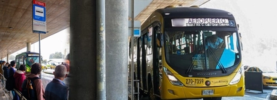 Reubicaci&oacute;n de los paraderos de rutas en el Aeropuerto Internacional El Dorado