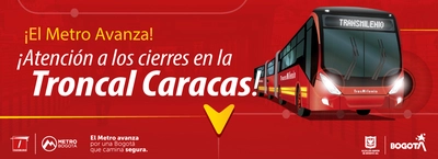 Cierre de estaciones en la troncal Caracas, conoce las alternativas de viaje para movilizarte