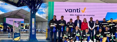 Consorcio Express y Vanti inauguran mega Estaci&oacute;n de Gas Natural Vehicular