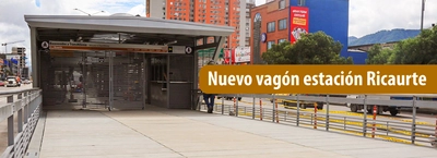 IDU y TransMilenio entregan vag&oacute;n 1 de la estaci&oacute;n Ricaurte