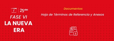 Documentos - Hoja de T&eacute;rminos de Referencia y Anexos