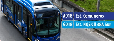 Conoce el nuevo servicio zonal A018  - G018