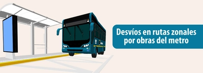 Servicios zonales modifican su recorrido por obras del Metro en la Avenida Villavicencio
