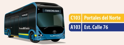 Servicio C103 - A103 ajusta su recorrido