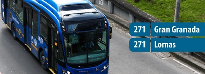 Servicio 271 Gran Granada - 271 Lomas modifica su operaci&oacute;n