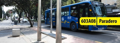 Redistribuci&oacute;n de paradero 603A08 ubicado en la calle 26 sur