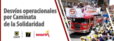 Desv&iacute;os en rutas zonales del transporte p&uacute;blico por Caminata de la Solidaridad 2024