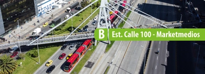 Redistribuci&oacute;n de paraderos en la estaci&oacute;n Calle 100 - Marketmedios