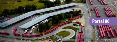 Servicios alimentadores del Portal 80 cambian su punto de parada