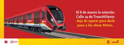 TransMilenio presenta alternativas de viaje para los usuarios de la estación Calle 19