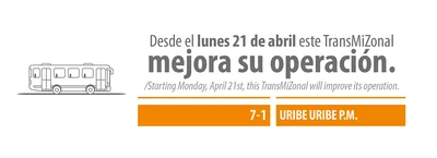 Ruta 7-1 modifica su recorrido