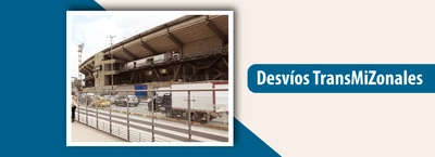 Desvíos TransMiZonales por partido entre Independiente Santa Fe y Águilas Doradas