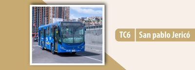 Nueva parada en la ruta TransMiZonal TC6 San Pablo Jericó