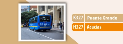 Servicio K327 Puente Grande - H327 Acacias modifica su operación