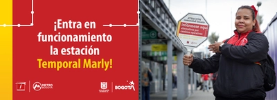 Estación Temporal Marly inicia su operación a partir del 6 de septiembre