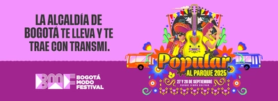 Bogotá facilita la movilidad de los asistentes al Festival Popular al Parque 2025