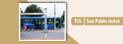 Ruta TransMiZonal TC6 San Pablo Jericó modifica su recorrido