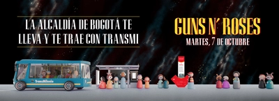 Bogotá facilita el regreso a casa de los asistentes al concierto de Guns N’ Roses