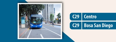 Cambio de horario en el servicio TransMiZonal C29 Centro - Bosa San Diego