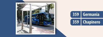 Servicio TransMiZonal 359 Germania - Chapinero modifca su operación los domingos y festivos