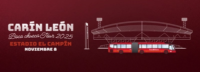 La Alcaldía de Bogotá y TransMi te acompañan antes y después del concierto de Carín León