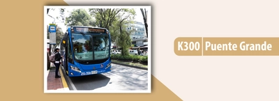 Servicio TransMiZonal K300 Puente Grande modifica su operación