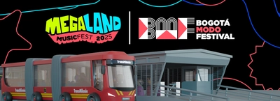 La Alcaldía de Bogotá y TransMi te acompaña antes y después del Megaland 2025