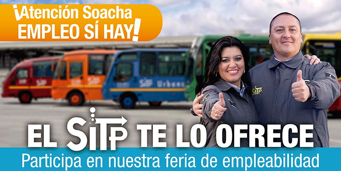 Jornada de Empleabilidad para el SITP en la Plaza Central de Soacha