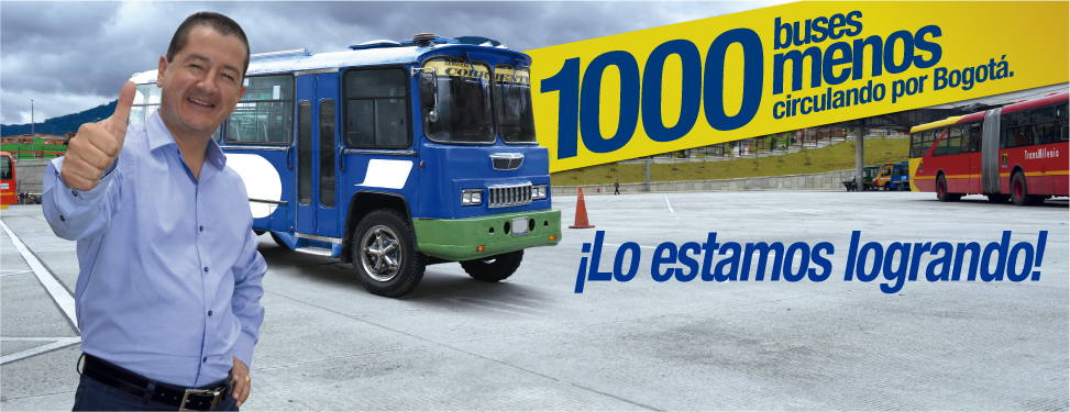 1000 buses m&aacute;s han sido desintegrados