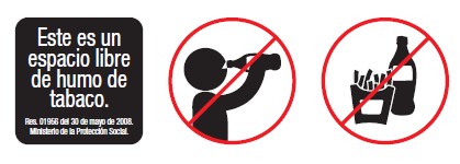 Prohibido fumar, beber y comer