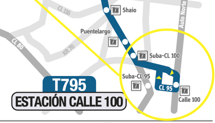 Servicio urbano T795 extiende su recorrido