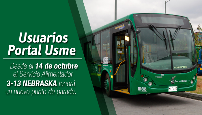 Servicio Alimentador 3-13 Nebraska tendr&aacute; un nuevo punto de parada