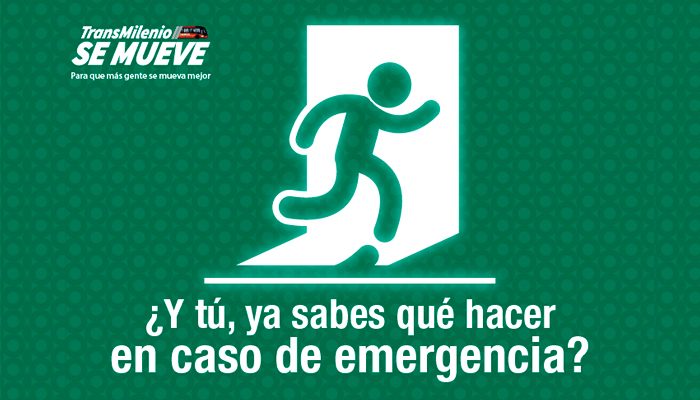 Recomendaciones de TRANSMILENIO en caso de un Sismo o Terremoto 