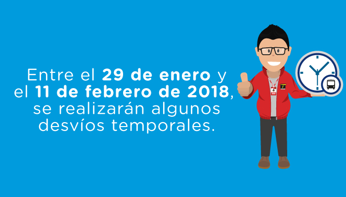 &iexcl;Atenci&oacute;n! Desv&iacute;os temporales de algunos servicios de TransMilenio