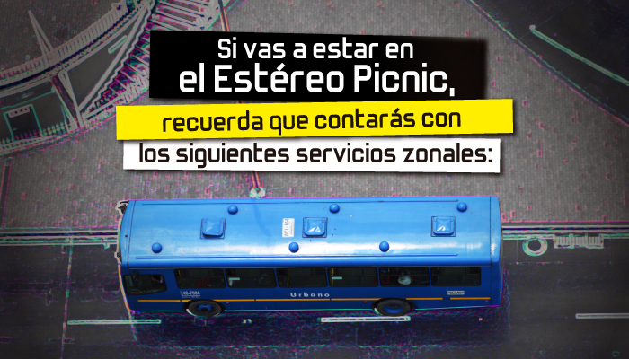 TransMilenio refuerza operaci&oacute;n de buses azules para asistentes al evento Est&eacute;reo Picnic