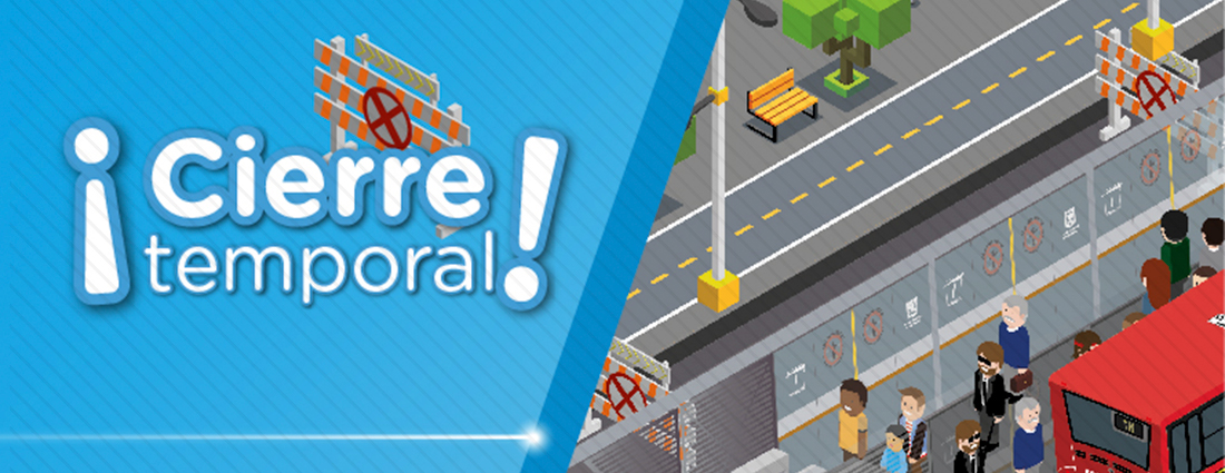 Cierre temporal del vag&oacute;n 2 de la estaci&oacute;n Escuela Militar