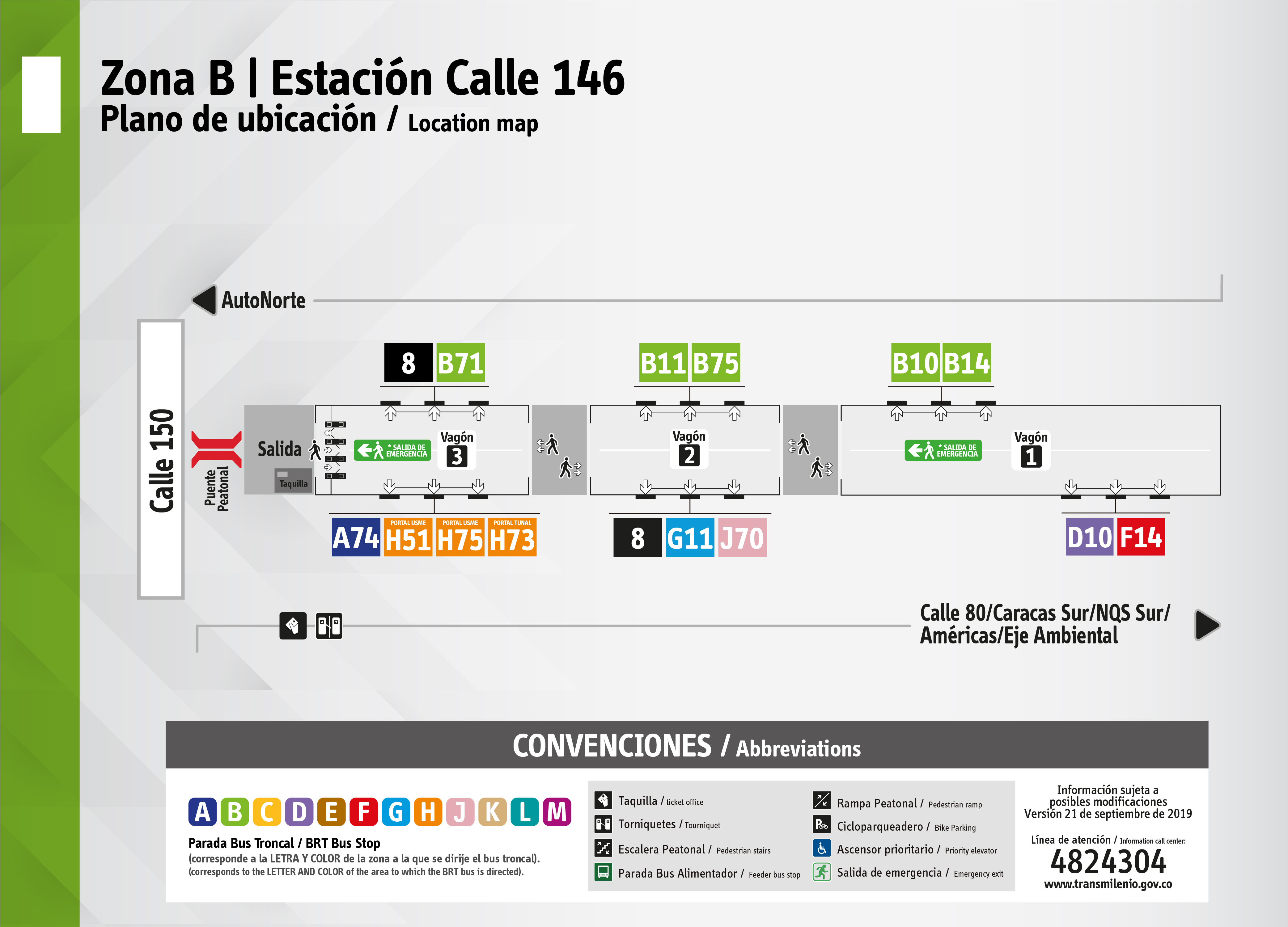 Estación calle 146 - troncal norte